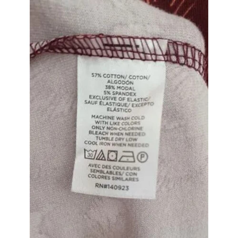 NWT LOFT Cotton Plume Godet Maxi Dress Burgundy SP - Picture 10 of 10